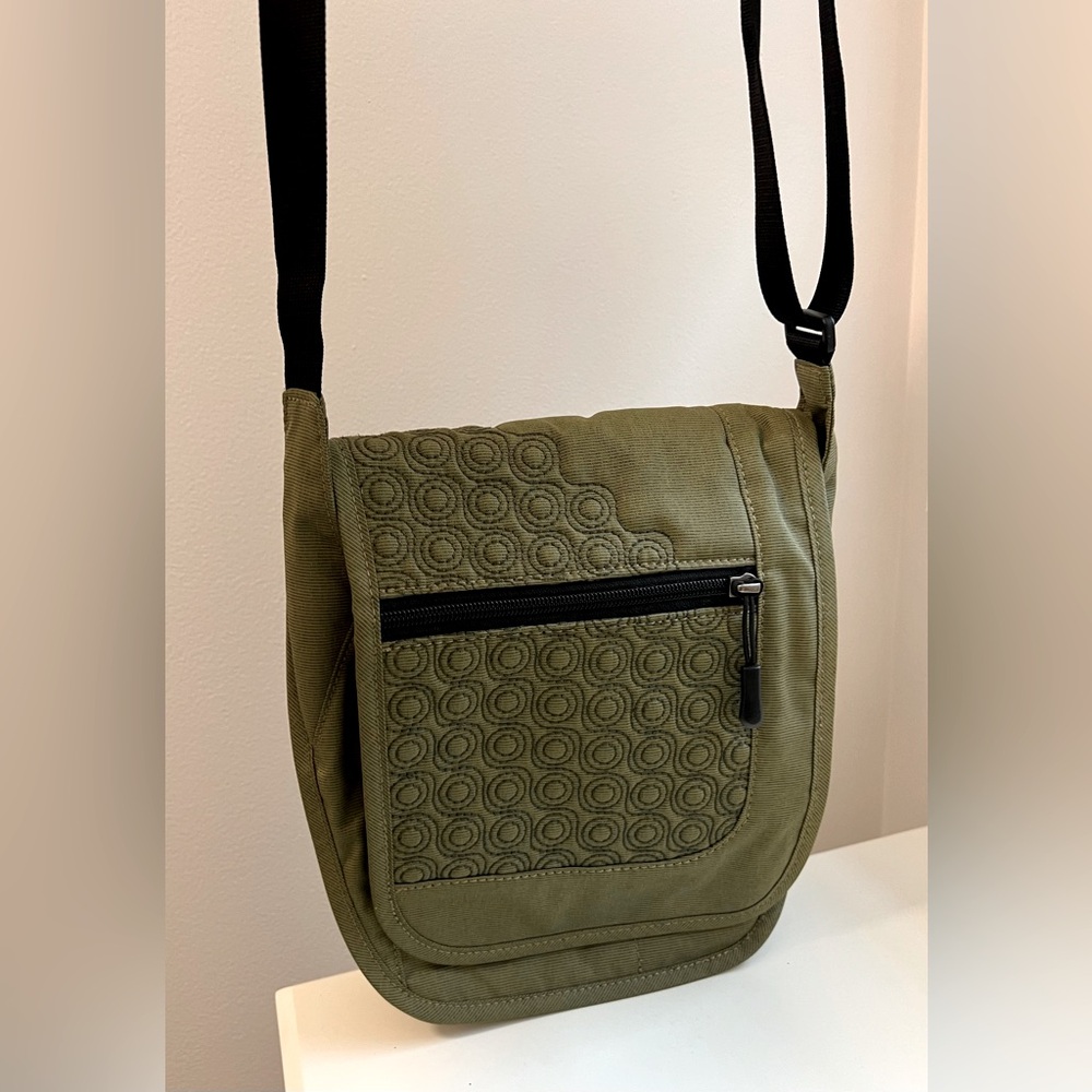 EMS Vintage Embroidered Crossbody Bag